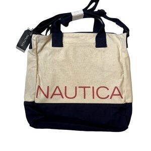 NAUTICA‎ Canvas Logo Crossbody Tote